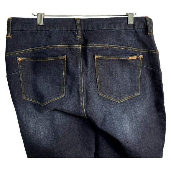 Chico's The So Lifting Slim Straight Leg Jeans Sz 2 Regular Classic 5 Pocket - Picture 3 of 6